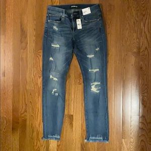 NWT Express Skinny Ankle Jeans Size 6 Long!!